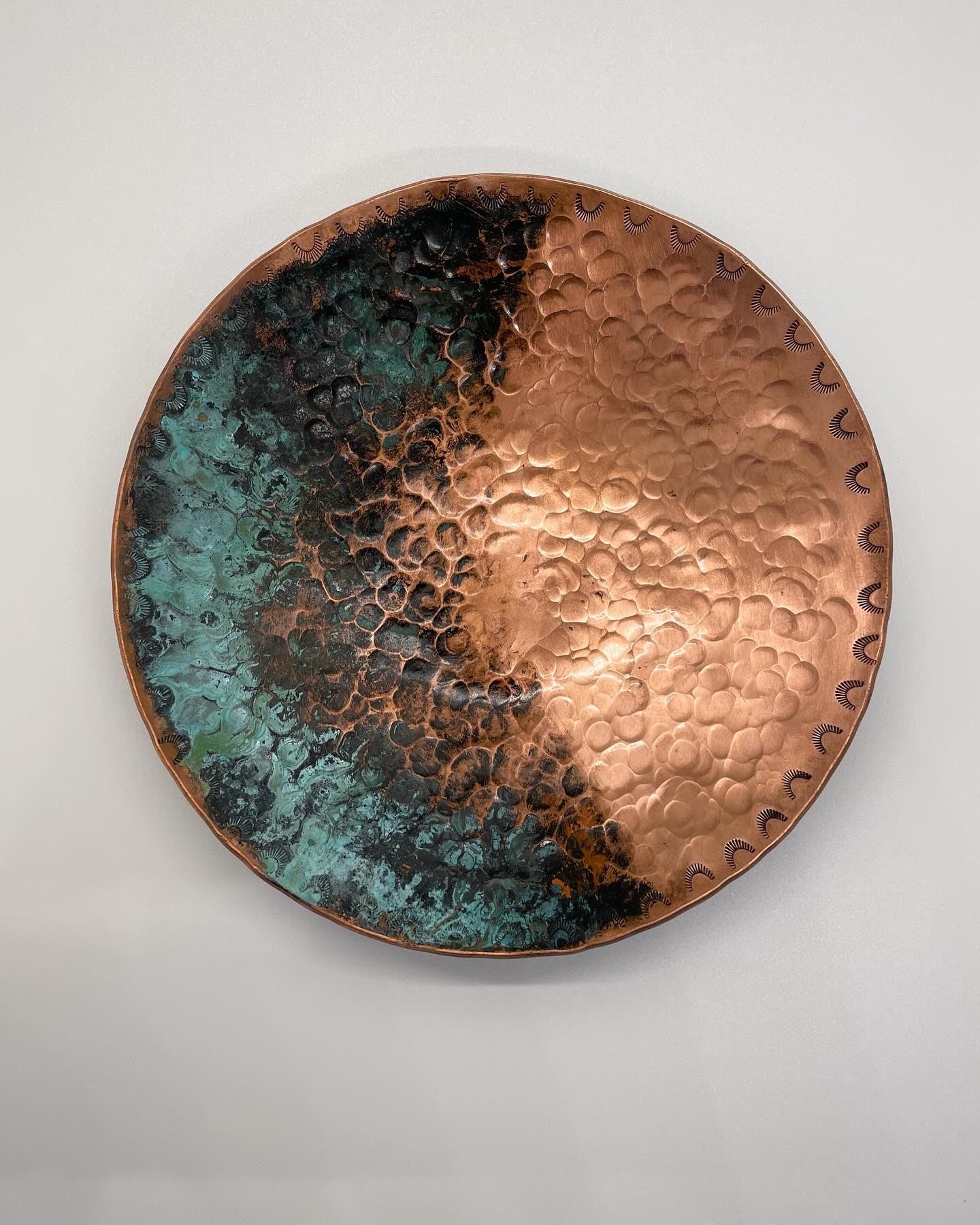 Patina Copper Bowl